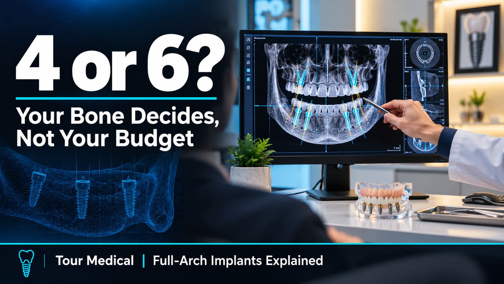 All-on-4 vs All-on-6: Which Full-Arch Option Suits You? image